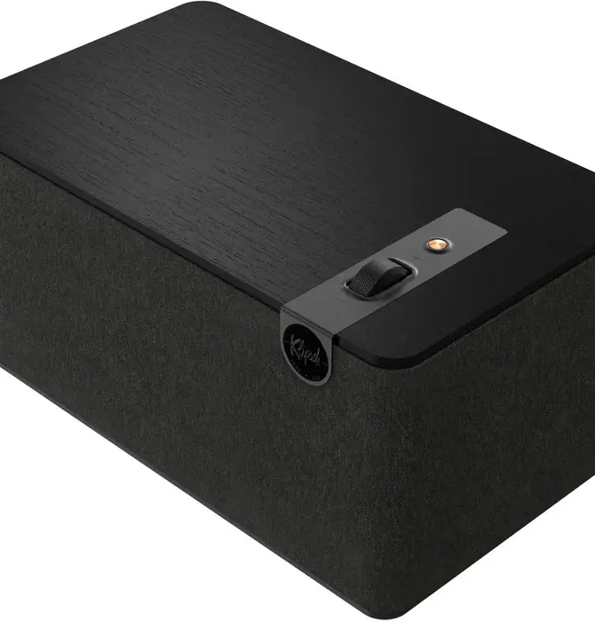 Klipsch - The Three Plus Premium Tabletop Bluetooth Speaker with Broadcast Mode