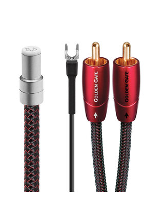 AUDIOQUEST - Golden Gate Tonearm Cable ( Straight DIN-RCA, 1.5 meter ) OPEN BOX !