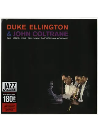 Duke Ellington & John Coltrane with Elvin Jones, Aaron Bell, Jimmy Garrison , Sam Woodward, Audiophile Grade 180 Gram Pure Virgin Vinyl, Collector's Edition