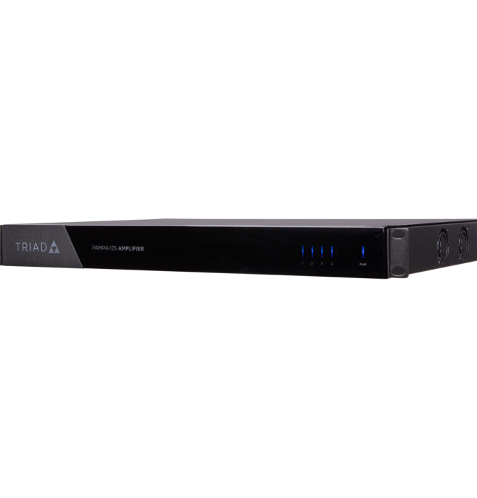 Triad- 4-Zone 8-channel Amplifier, 125 Watts/channel, Version 2