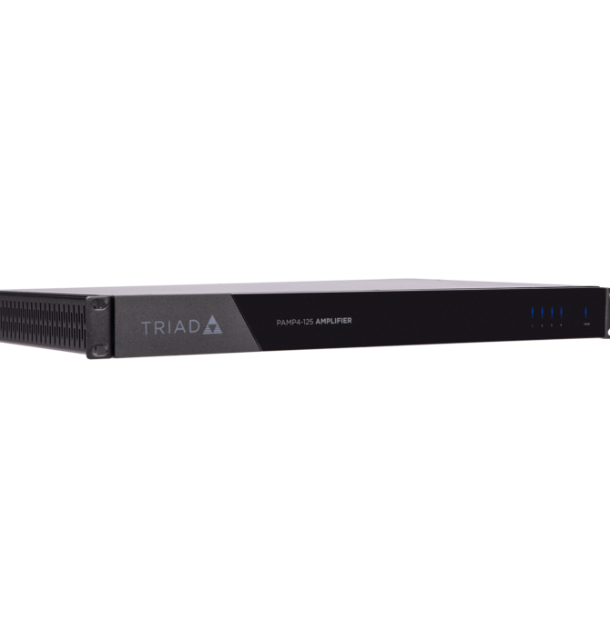 Triad- 4-Zone 8-channel Amplifier, 125 Watts/channel, Version 2