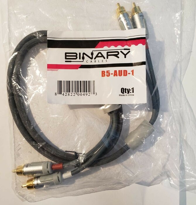 Binary™ Cables B5 Series Analog Audio Cable