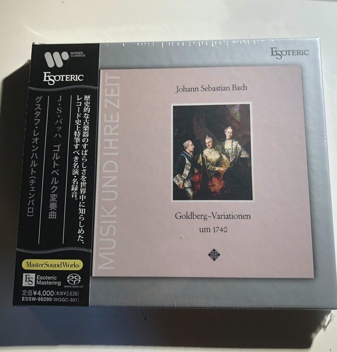 Esoteric Limited Edition SACD - Johann Sebastian Bach - Goldberg-Variationen – Gustav Leonhardt on Cembalo