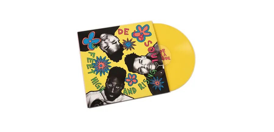 De La Soul - 3 Feet High  & Rising , 180 Gram 2LP Opaque / Yellow Vinyl with Comic Insert