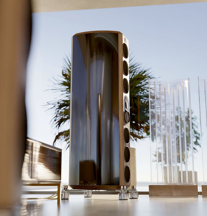 Marten - Coltrane Momento 2 Statement,  4- Way Speaker in Body Lacquered Carbon Fiber Cabinet ( Sold in Pairs )