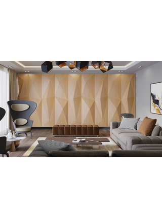 Mikodam GETA Luxury WOOD Wall Panels ( 23.62" x 94.5" )