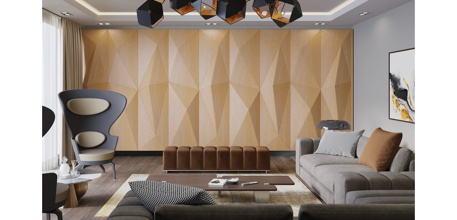 Mikodam GETA Luxury WOOD Wall Panels ( 23.62" x 94.5" )