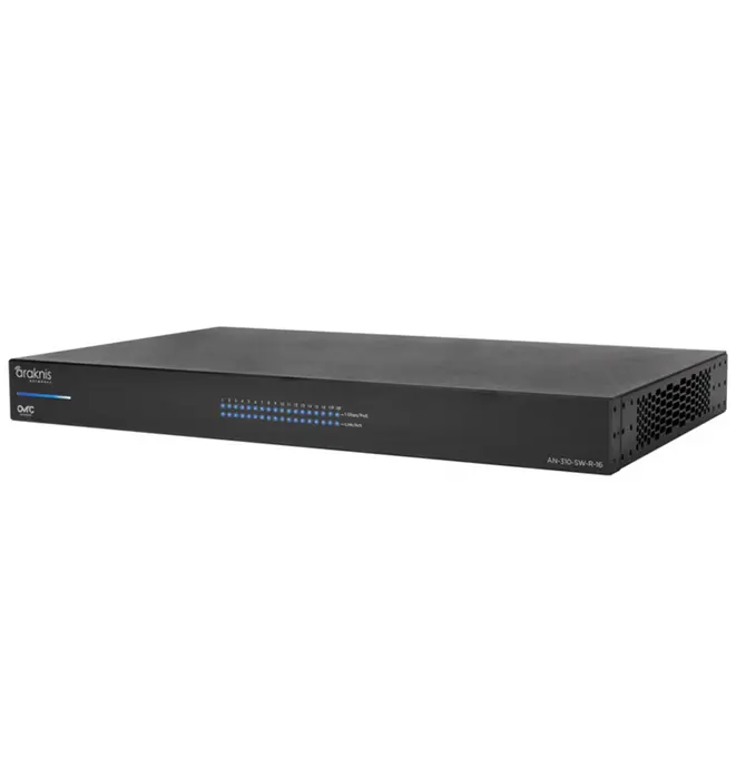 Araknis - Networks® 320 Series L2 Managed Gigabit Switch with Full PoE+ and 2 Rear Ports