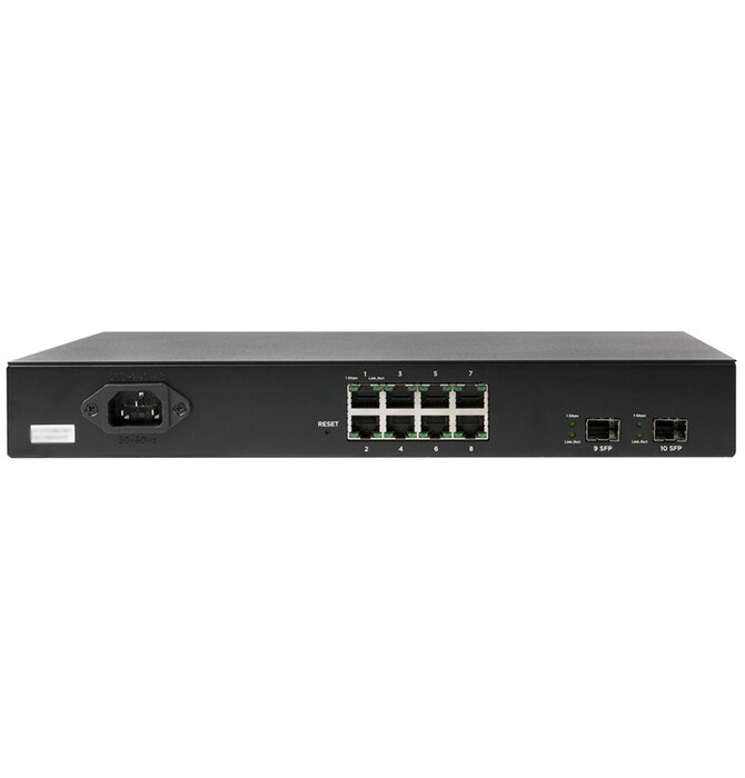 Araknis - Networks® 320 Series L2 Managed Gigabit Switch with Full PoE+ and 2 Rear Ports