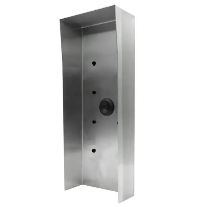 DoorBird - Protective Hood for D2101KV, D2102FV Fingerprint 50, D2102FV ekey, D2101FV ekey sLine & D2102FV ekey sLine. Stainless Steel V4A ( Salt-Water & Dust Resistant )