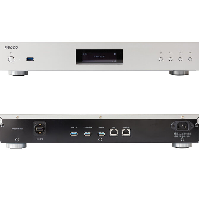 Melco - N50-H60 HDD Digital Music Library, Silver