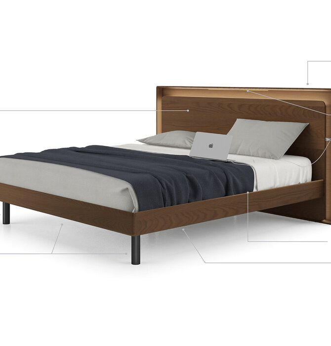 BDI - LINQ Bedroom® Up-LINQ | King Bed 9119