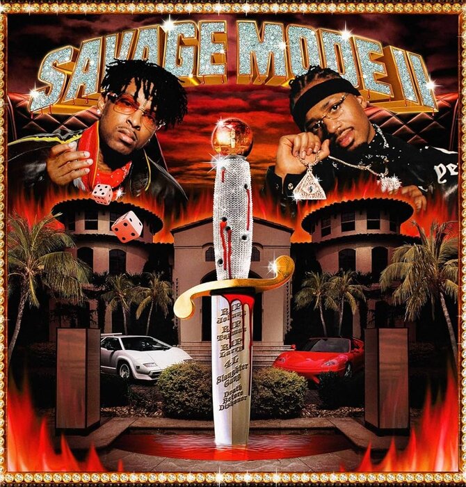 21 Savage & Metro Boomin , Savage Mode II , 140 Gram Translucent Red Vinyl