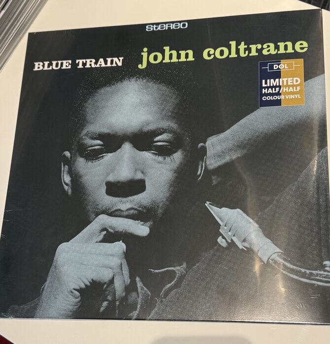 John Coltrane "Blue Train" DOL 180 Gram Limited Edition Royal Blue / White Color Vinyl