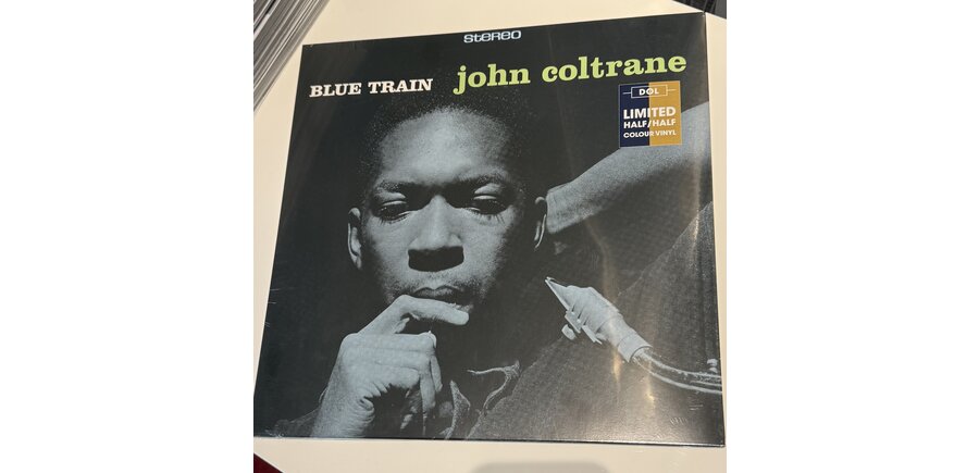 John Coltrane "Blue Train" DOL 180 Gram Limited Edition Royal Blue / White Color Vinyl