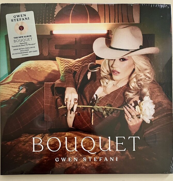 Gwen Stefani - Bouquet , Indie Retail Exclusive with Autographed Art Card