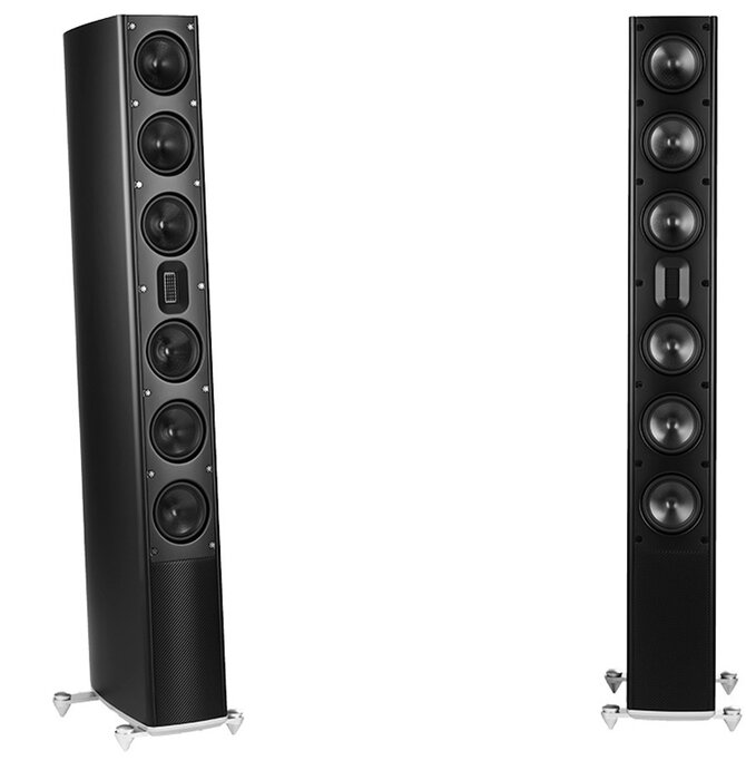 Scansonic - MB6 B Floor-standing Speaker Pair , Black , OPEN BOX !