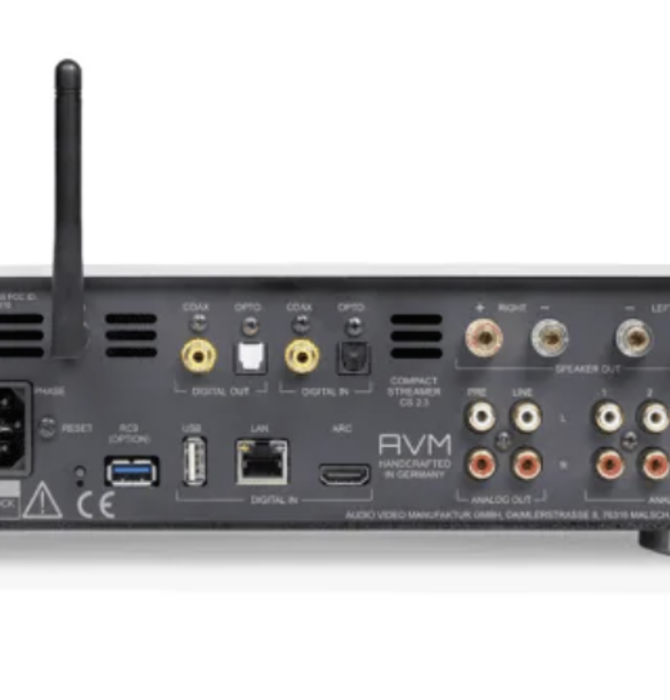 AVM - Inspiration CS 2.3 All-in-One Streamer  ( Black )Showroom Demo