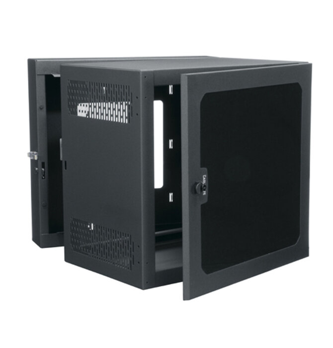 Middle Atlantic - CWR  Series On-wall Rack, Cable-Safe Cabling with Lockable Plexi Door , 15" Usable Depth
