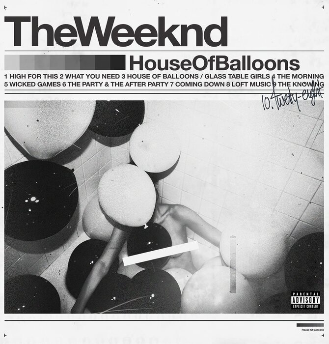 The Weeknd - House Of Balloons ( X )  -  2 LP Vinyl Import  with Explicit Content