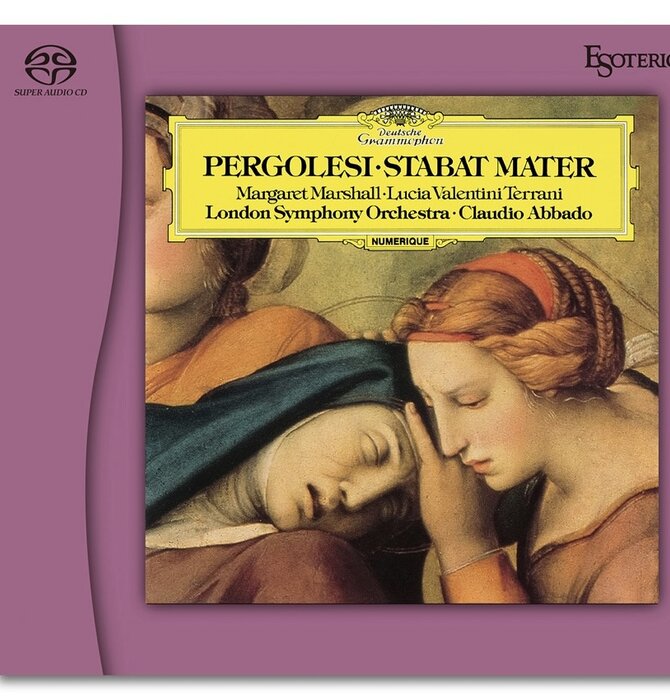 Esoteric Limited Edition Hybrid SACD - PERGOLESI Stabat Mater, conducted by Claudio Abbado with London Symphony Orchestra