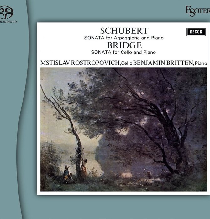 Esoteric Hybrid SACD - Mstislav Rostropovich & Benjamin Britten Schubert Sonata for Arpeggione & Piano , Hybrid Stereo Japanese Limited Edition SACD