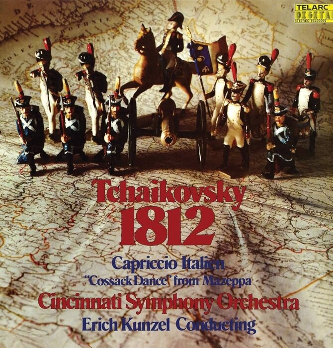 Erich Kunzel with The Cincinnati Symphony Orchestra , Tchaikovsky: 1812 Overture, Capriccio Italien, Cossack Dance From Maze on Vinyl