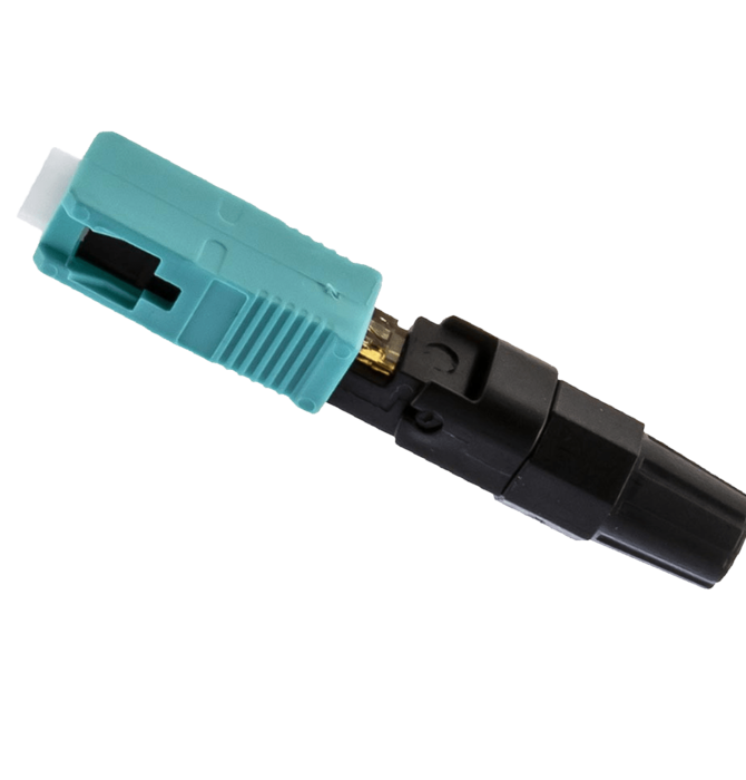 Cleerline - SC Multimode Connectors OM3-4 50/125 10 Pack ( SSF-SC-MMFPC-10 )