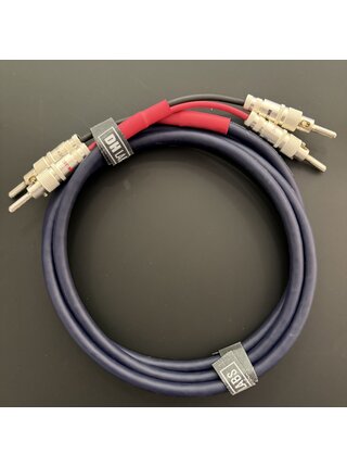DH Labs T-14 Speaker Single Cable  5 feet with Silver Locking Banana Termination