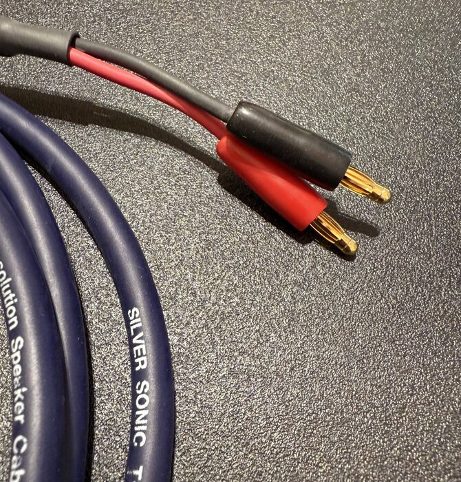 DH Labs T-14 SINGLE Speaker Cable  6 feet Banana Termination, Showroom Demo