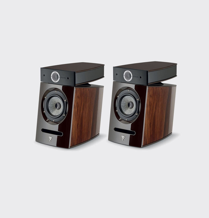 Focal - Diablo Utopia EVO Bookshelf Speaker Pair in Dark Walnut, Showroom Demo in Mint Condition