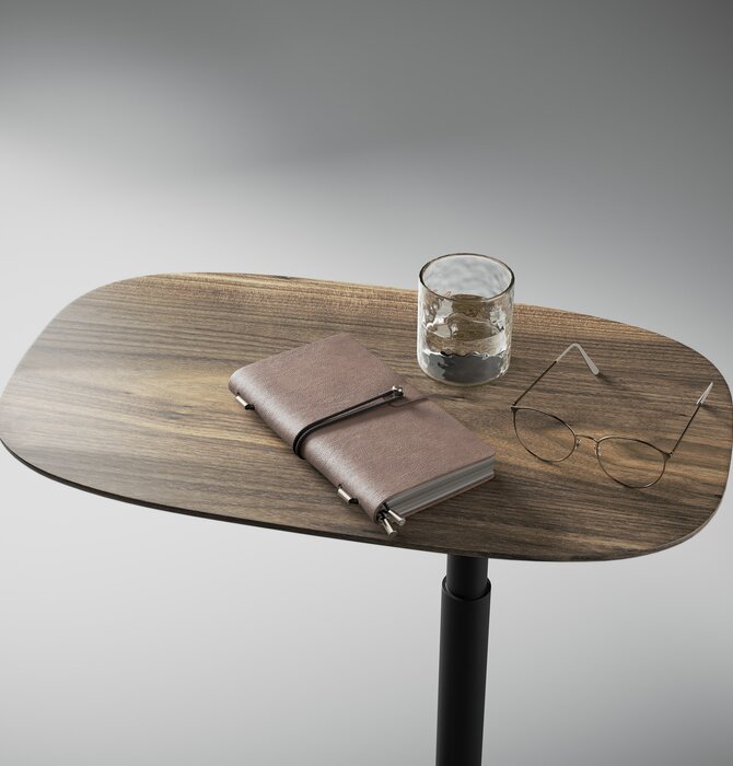 BDI - Serif 1046 Adjustable Wood Laptop Stand / Sidetable