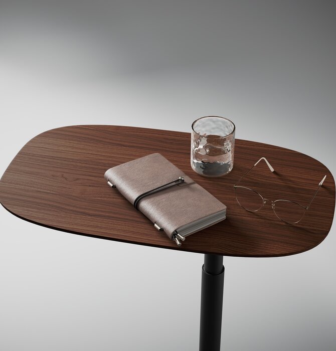 BDI - Serif 1046 Adjustable Wood Laptop Stand / Sidetable