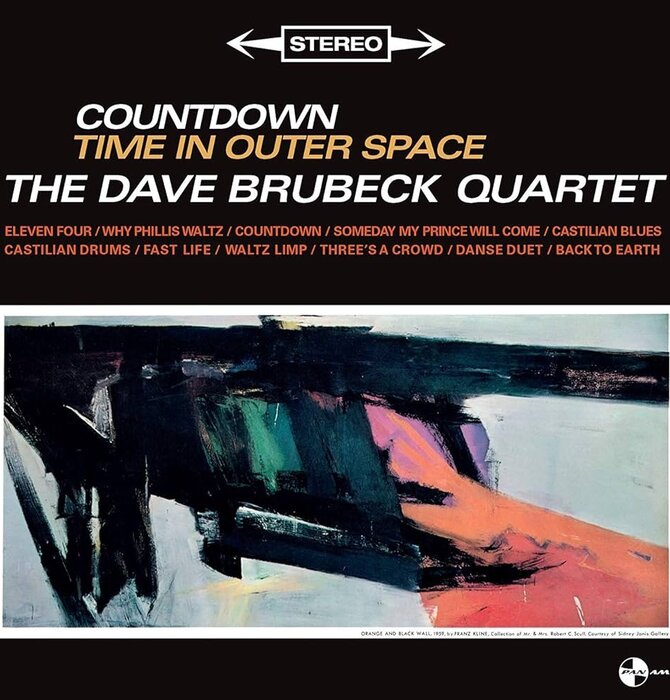 Dave Brubeck Quartet - Countdown Time In Outer Space, Limited Edition 180 Gram Audiophile Grade Pure Virgin Vinyl