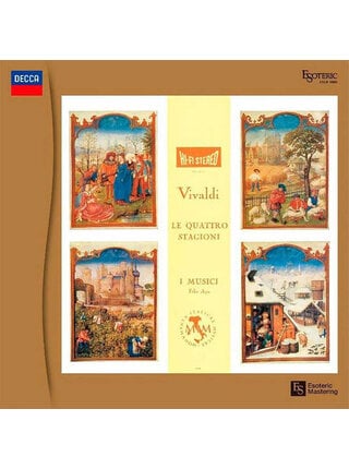 Esoteric Mastering by DECCA , Vivaldi - Le Quattro Stagioni , I Musici by Felix Ayo , 180 Gram Vinyl
