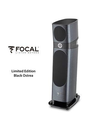 Focal - Sopra No.2 in Black Ostrea with Black Front Panel, OPEN BOX ! Last One !
