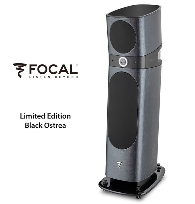 Focal - Sopra No.2 in Black Ostrea with Black Front Panel, OPEN BOX ! Last One !