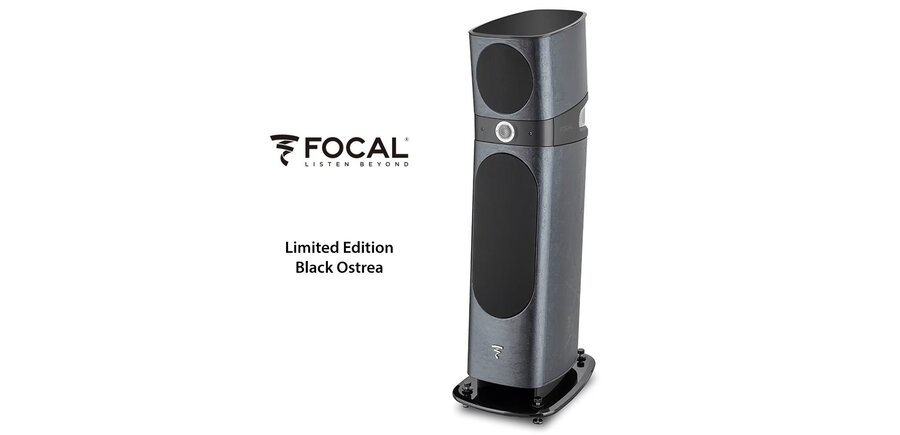 Focal - Sopra No.2 in Black Ostrea with Black Front Panel, OPEN BOX ! Last One !