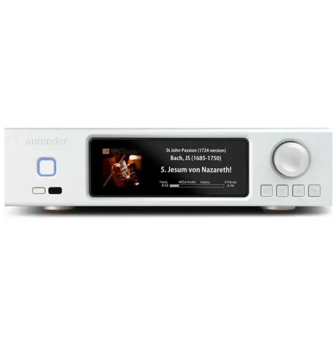 Aurender A200 Music Server / Streamer / MQA DAC & Pre-amplifier Silver , OPEN BOX ! Never Used !