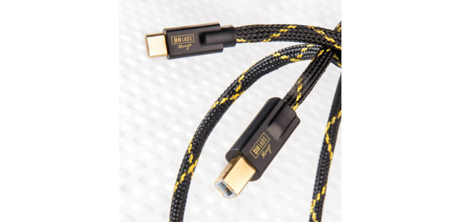 DH Labs Silver Sonic Maximum Bandwidth USB A to B Cable 3 meter, Showroom Demo in Mint Condition