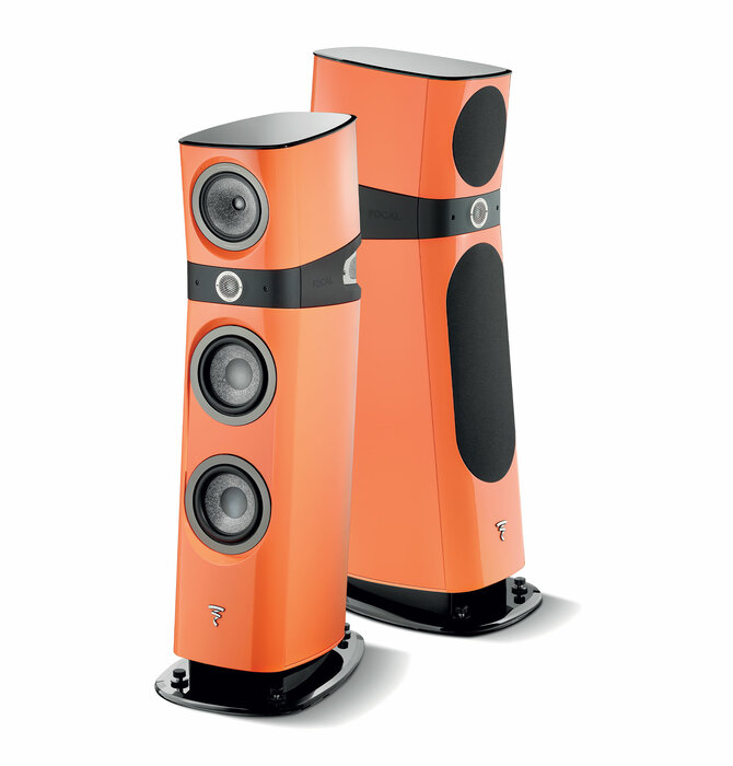 Focal Sopra No.2 Showroom Demo Speaker Pair in Mint Condition ( Orange )