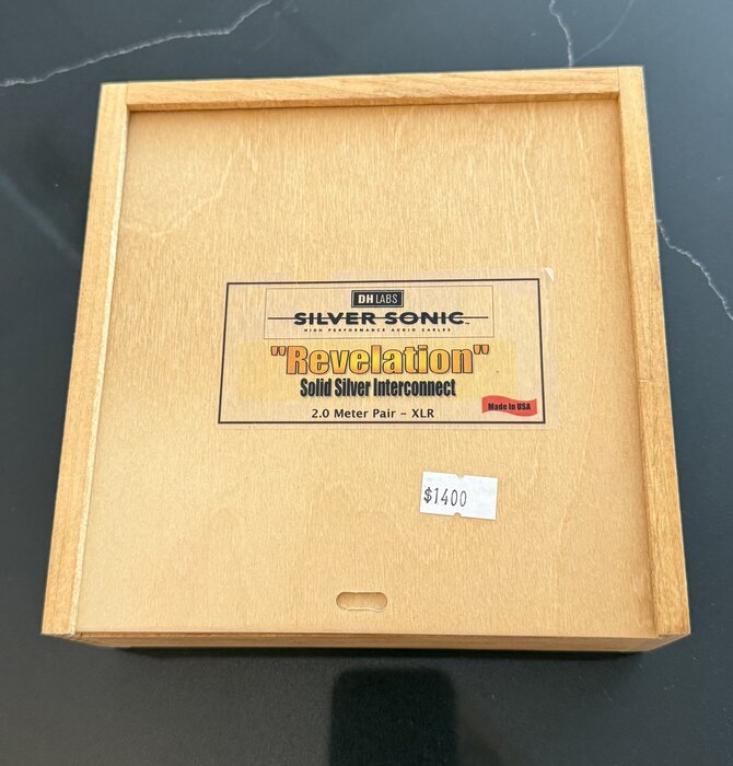 DH Labs Revelation Interconnect Cables Ultimate XLR 2 Meter/Pair , OPEN BOX !