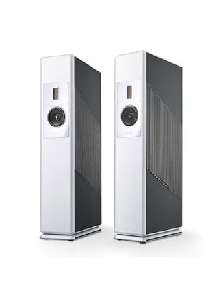 Burmester BC 150 Reference Loudspeaker Pair in Middle-Grey Silk Matt Varnished, Showroom Demo in Mint Condition
