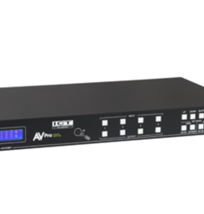 AVPro Edge - 18Gbps 4K60 4:4:4 4x4 HDMI Matrix Switch , AC-MX-44HDBT
