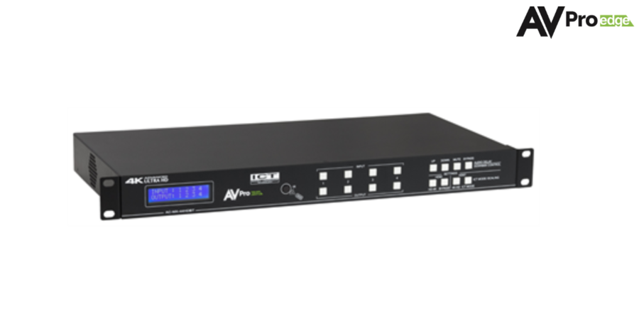 AVPro Edge - 18Gbps 4K60 4:4:4 4x4 HDMI Matrix Switch , AC-MX-44HDBT