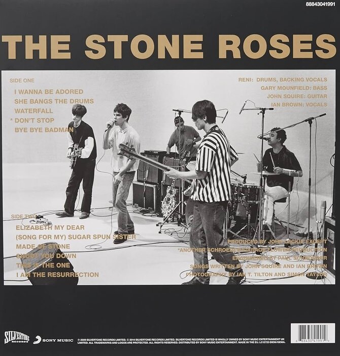 The Stone Roses - The Stone Roses , 180 Gram Black Vinyl, European Import