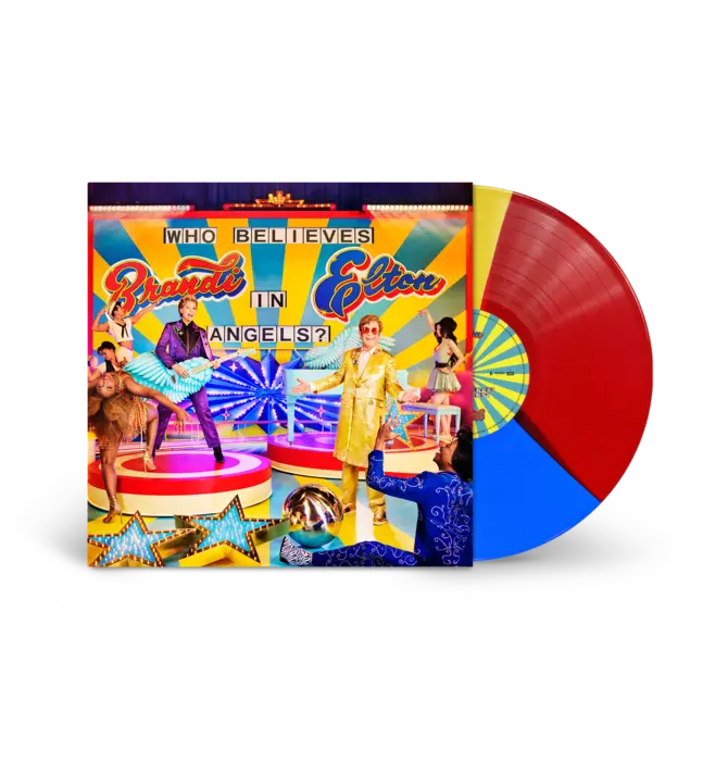 Elton John & Brandi Carlile - Who Believes in Angeles? Limited Edition Tri-Color Vinyl