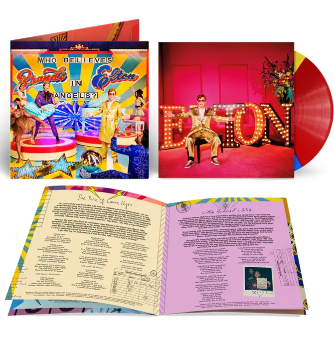 Elton John & Brandi Carlile - Who Believes in Angeles? Limited Edition Tri-Color Vinyl