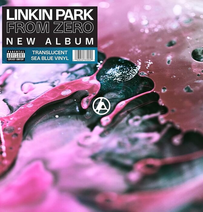 LINKIN PARK - From Zero , Translucent Sea Blue Vinyl