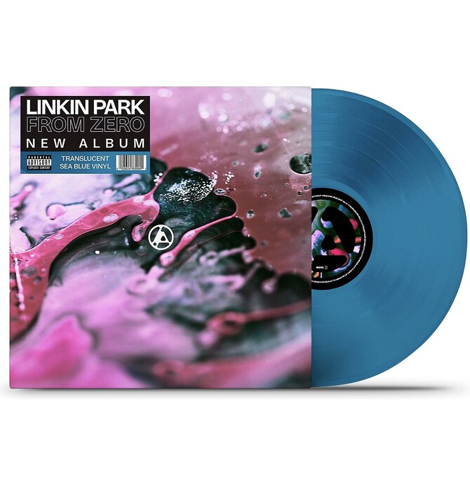 LINKIN PARK - From Zero , Translucent Sea Blue Vinyl